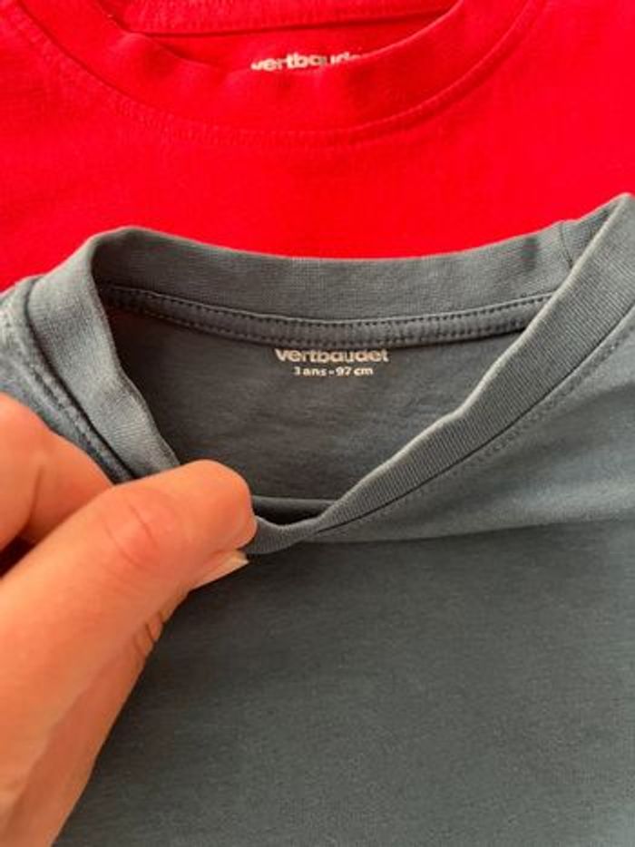 Lot t shirt manches longues Vertbaudet 3A - photo numéro 2