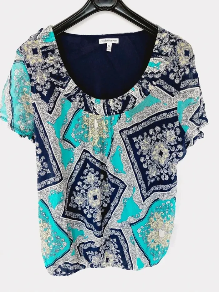 T-shirt Croft & Barrow (multicolore), XL / 42 / 14 - photo numéro 1