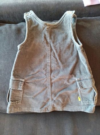 Robe velours cotelé, fille, 24 / 36 mois, 2 ans. Tao.