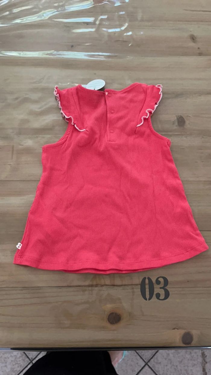 T shirt okaidi rose 23 mois - photo numéro 3