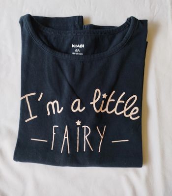 haut bleu marine 8ans