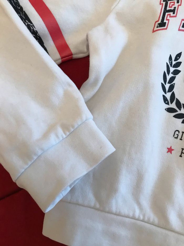 Sweat à capuche Blanc 6 Ans - photo numéro 3
