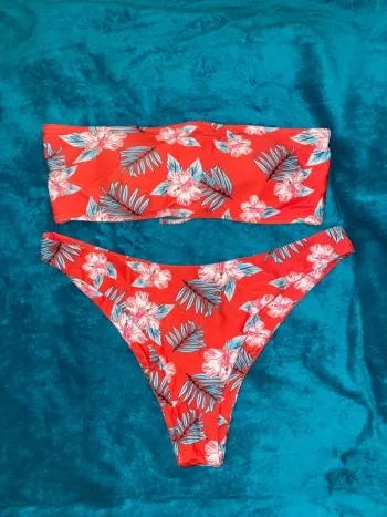 Maillot de bain rouge SHEIN L