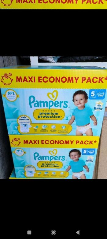Couche Pampers prenium taille5