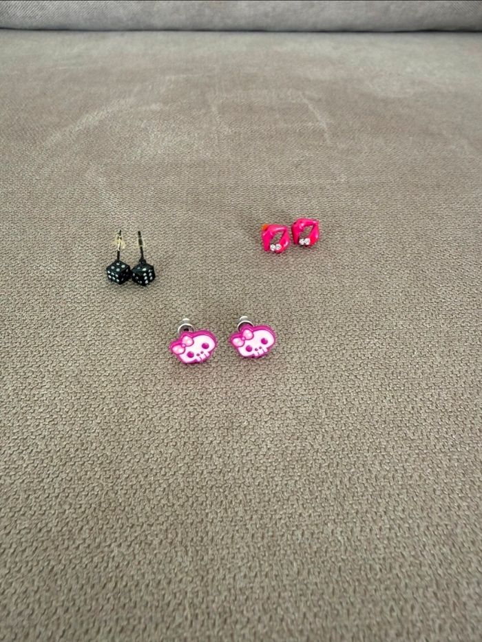 Lot boucles d'oreilles fantaisie - photo numéro 6