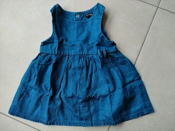 Robe denim - Taille 3 mois