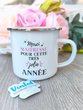 Tasse Mug Merci Maîtresse pour cette très jolie année