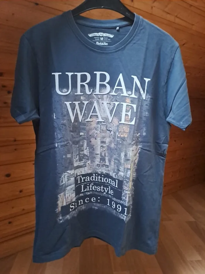 T-shirt imprimé homme taille M