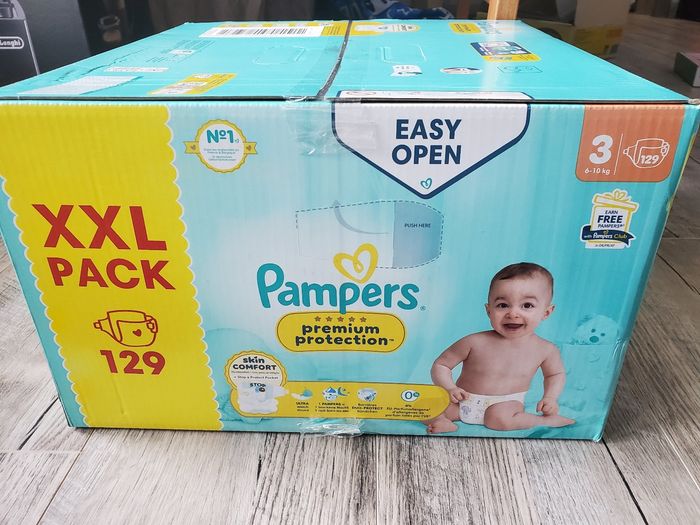 Couches pampers baby-dry T3 Neuve