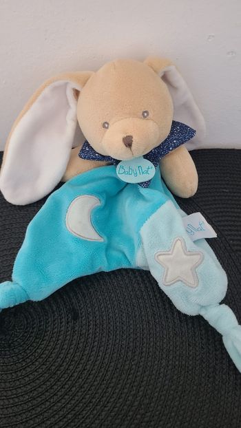 Lapin BABY NAT luminescent bleu