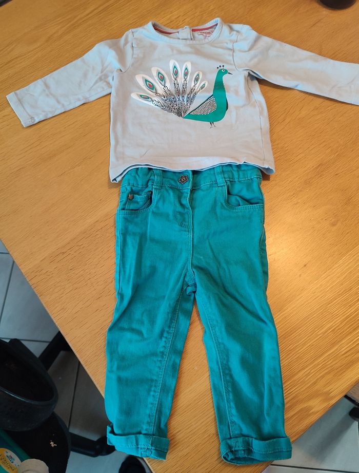 Lot vêtements fille 12mois - photo numéro 4