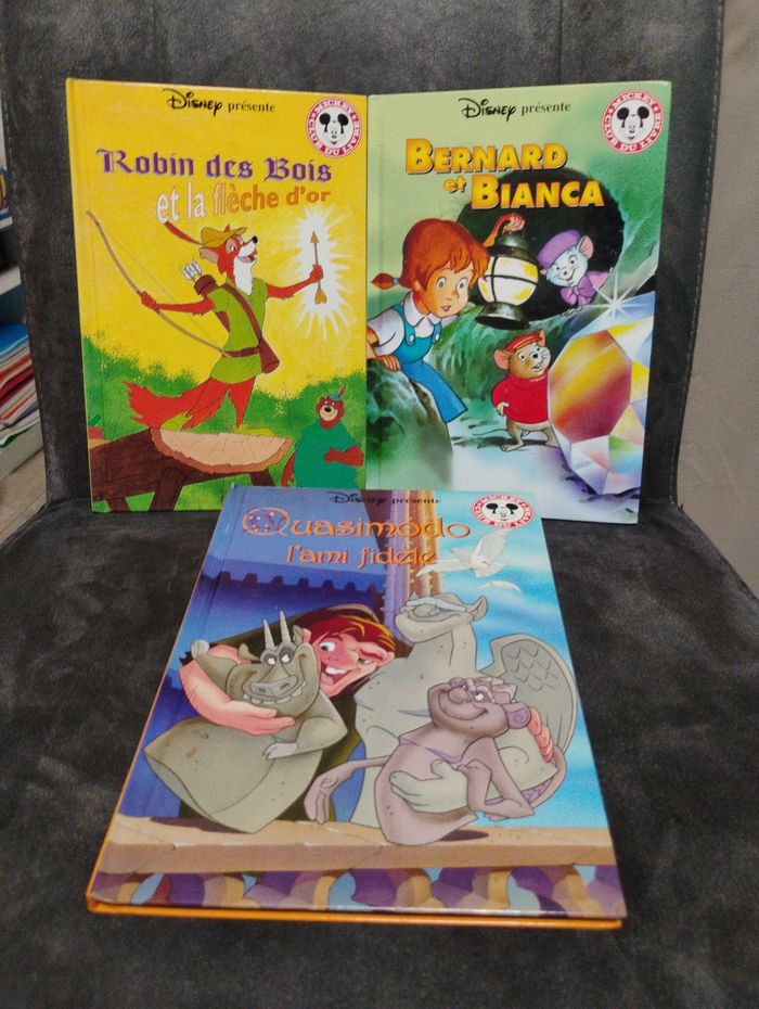 Lot de 3 livres Disney