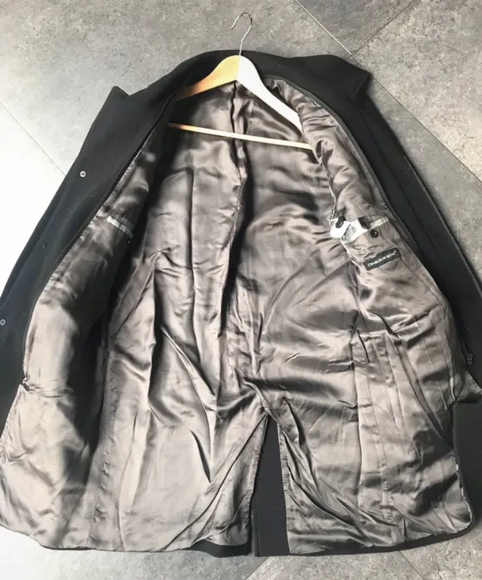 Manteau noir homme taille M - photo numéro 3
