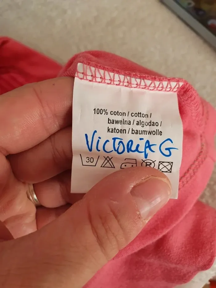 Veste gilet rose adelie taille 12 mois bébé fille - photo numéro 5