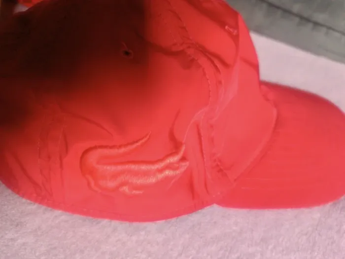 Casquette rouge Lacoste - photo numéro 4