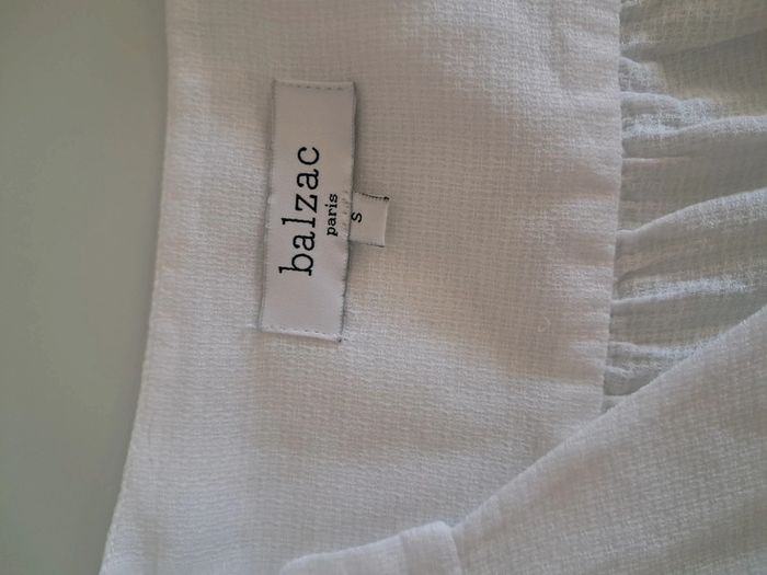Balzac blouse été blanc T.36/38 en tbe - photo numéro 9
