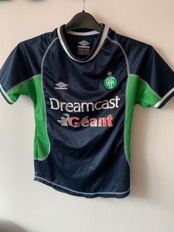 Maillot foot AS Saint Étienne Umbro Dreamcast Géant 9/10 ans