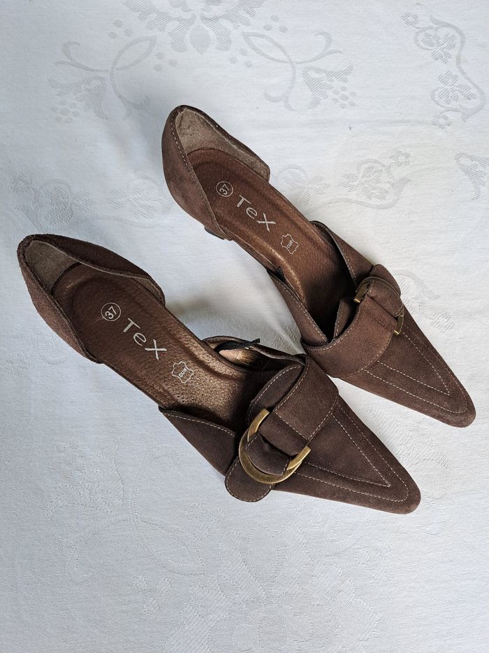 Chaussures à talons marrons - photo numéro 3