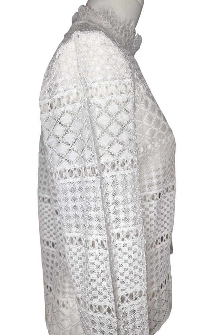 Blouse manches longues Comptoir des Cotonniers – Taille S – Blanc – État : Très bon - photo numéro 5