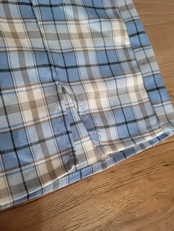 Jupe bleu à carreaux - photo numéro 2