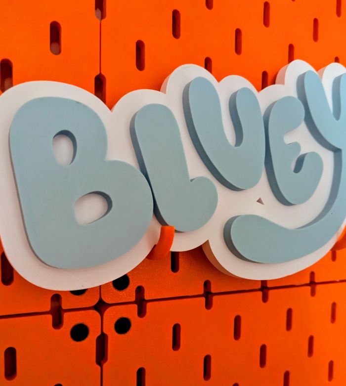 Plaque décorative "Bluey - photo numéro 2