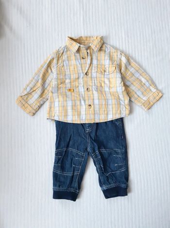 Tenue chemise et pantalon 6 mois