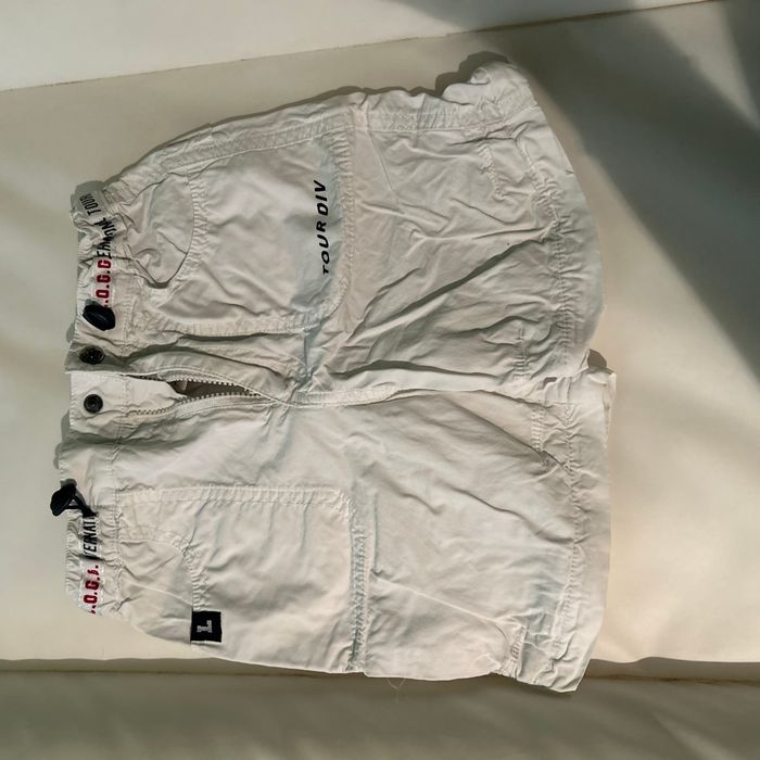 Short blanc garçon