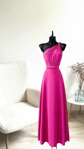 Robe rose fuchsia p multiples