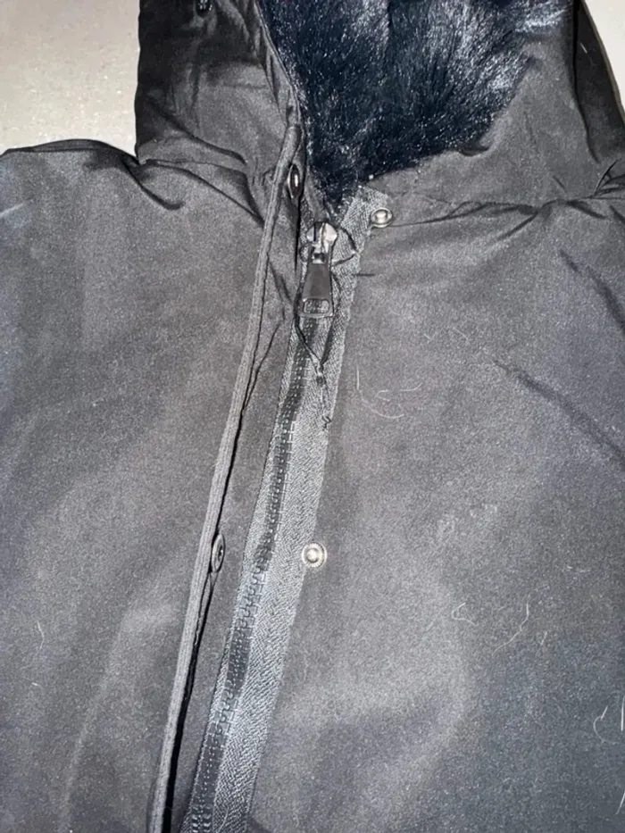 Long manteau Copperose en fausse fourrure, taille L - photo numéro 2