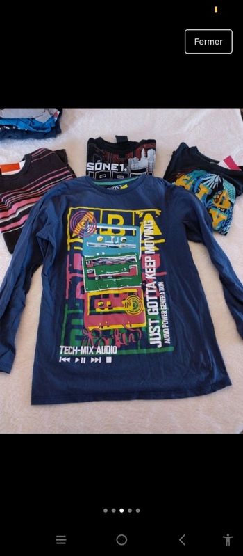 Lot garçon printemps 10 ans, DPAM, Quicksilver,Mario