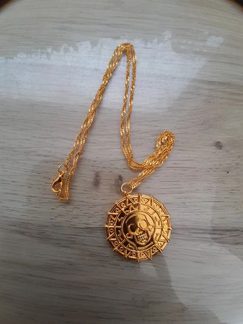 Collier Médaillon de Pirates des Caraïbes,Jack Sparrow