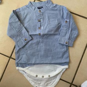 Body chemise col mao