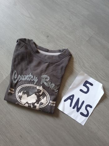 Maillot t-shirt 5ans garçon