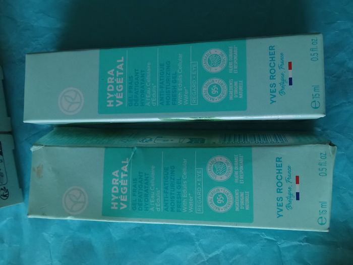 Gel frais défatigant