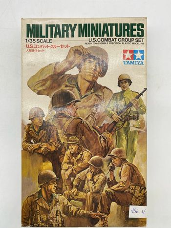 Maquette Tamiya military miniatures US combat group set