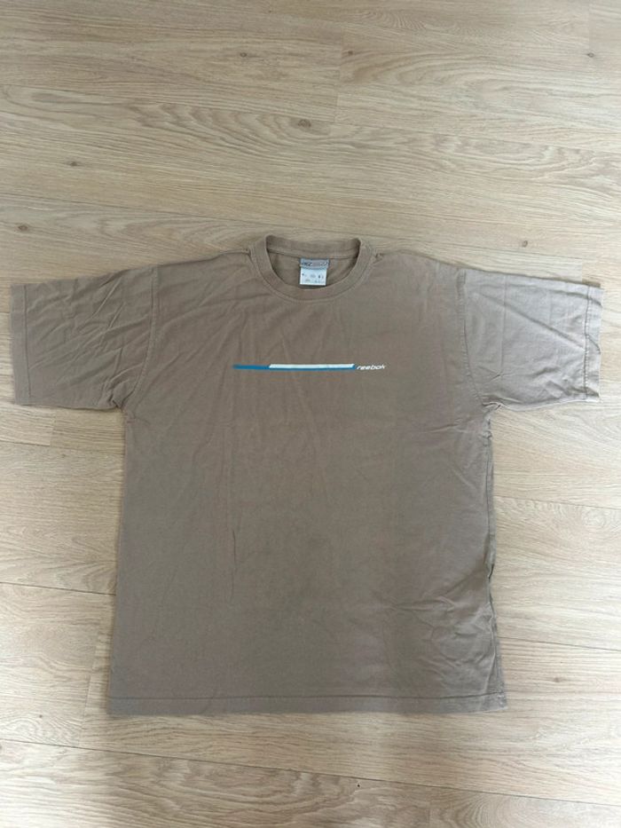 T-shirt vintage Reebok beige - Taille M - photo numéro 2