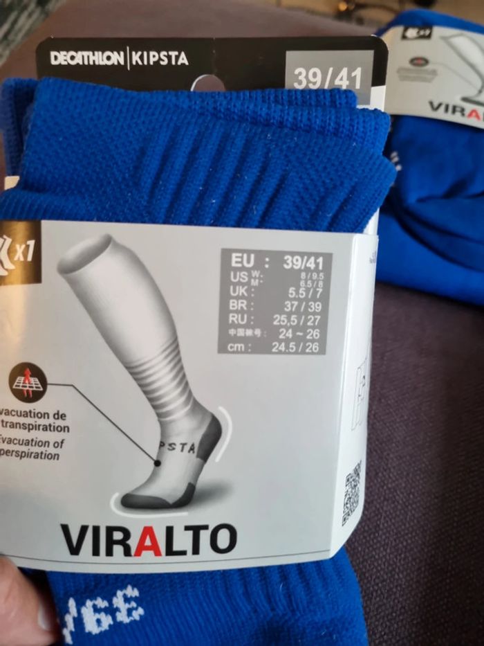 4 paires de chaussettes football Decathlon - photo numéro 3
