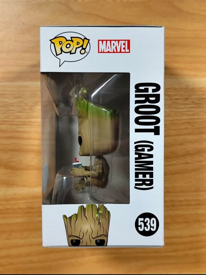 Lot 2 Funko Pop! Groot (Gamer) #539 + Venomized Groot #601 - photo numéro 3