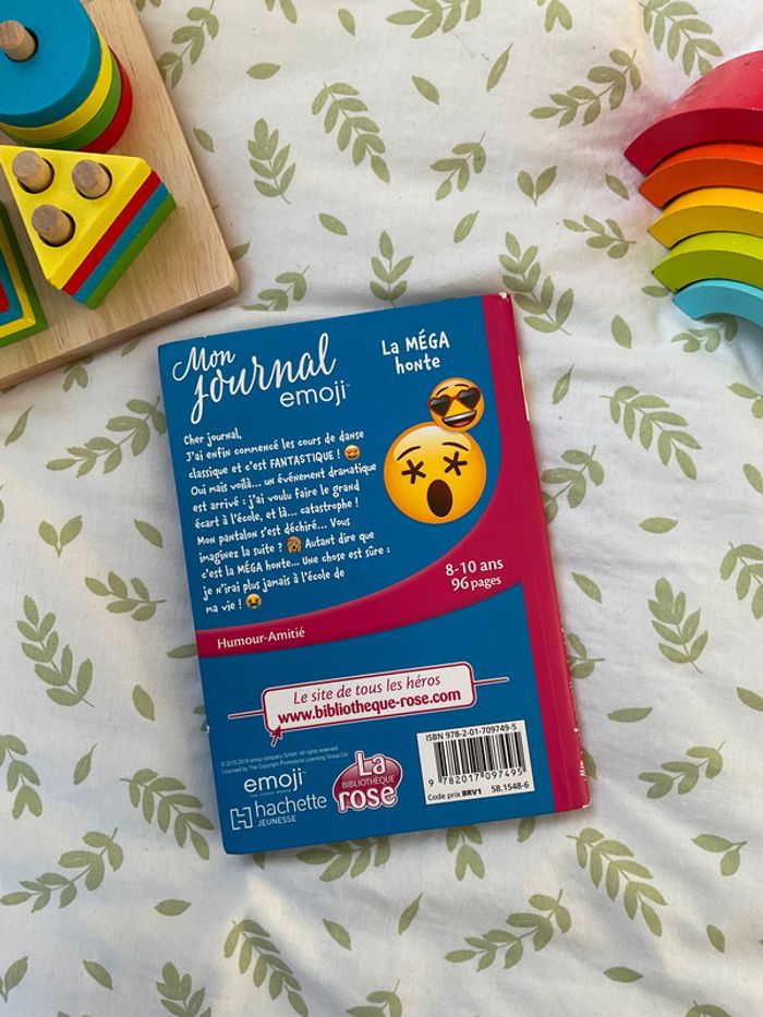 livre bibliothèque rose mon journal emoji la méga honte tome 5 - photo numéro 3