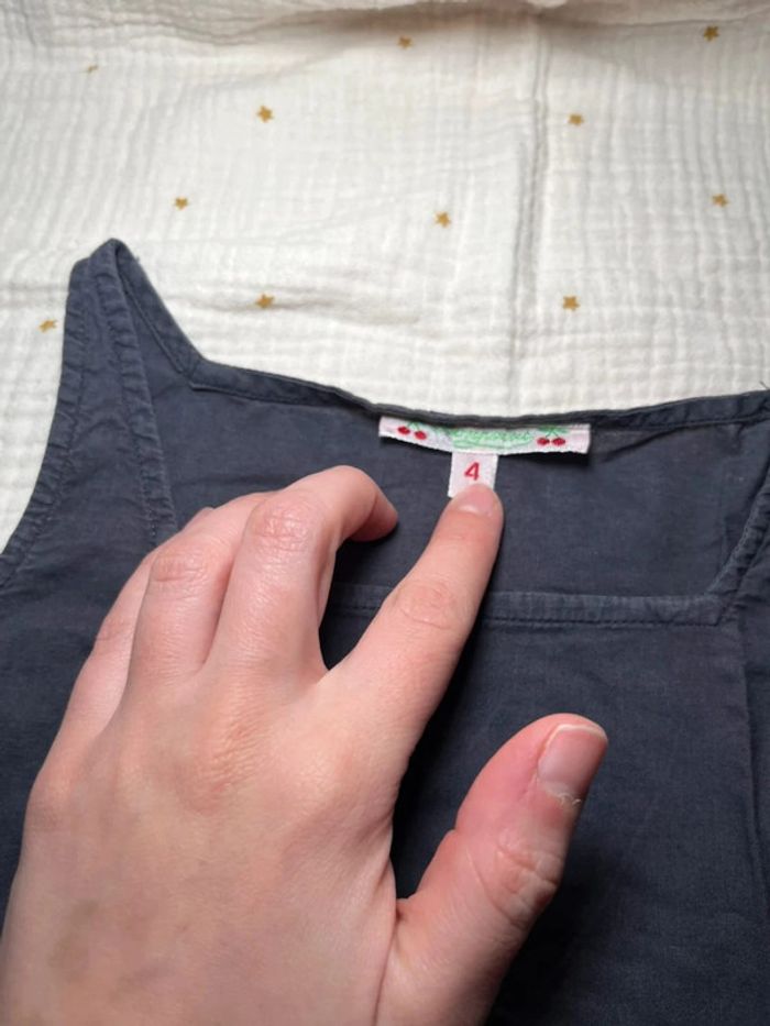 Blouse col carré Bonpoint 4 ans - photo numéro 2