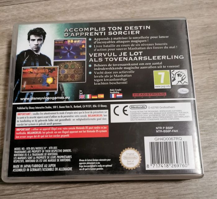 Disney's the Sorcerer's apprentice Nintendo ds game - photo numéro 2