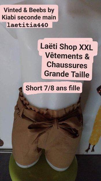 Short fille 7/8 ans