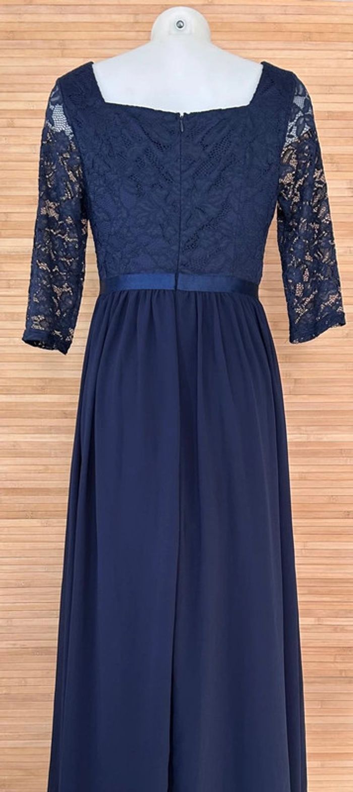 Robe de soiree pour femme manches 3/4 taille - photo numéro 3