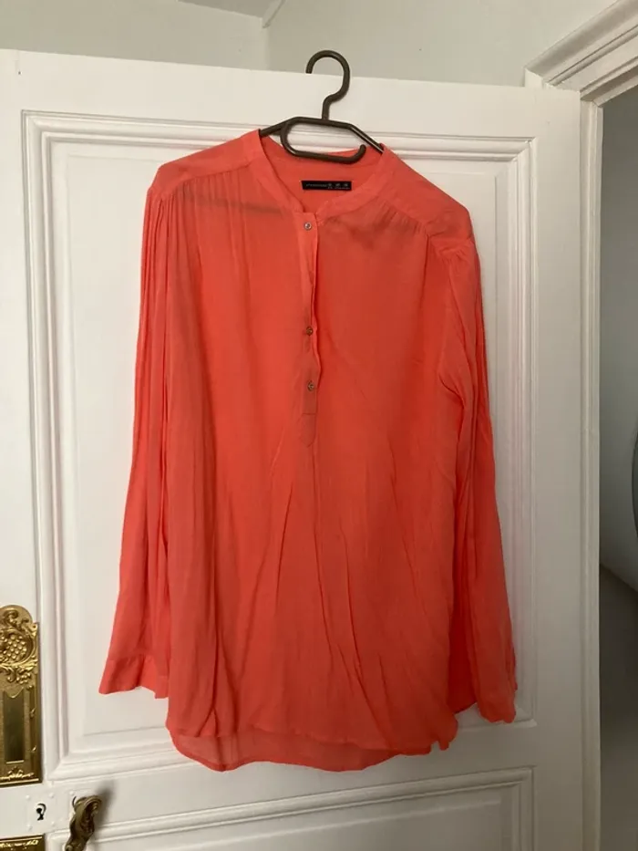 Chemisier léger corail