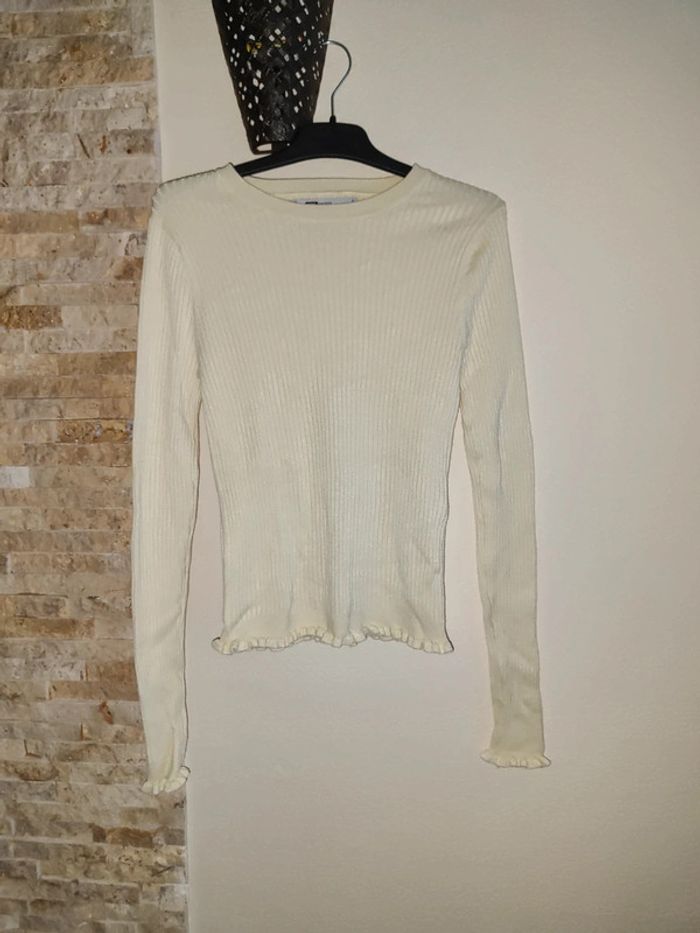 Pull jaune pâle FB sister XS