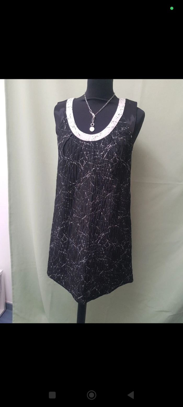 Tunique noire et blanche - Cop Copine - T36