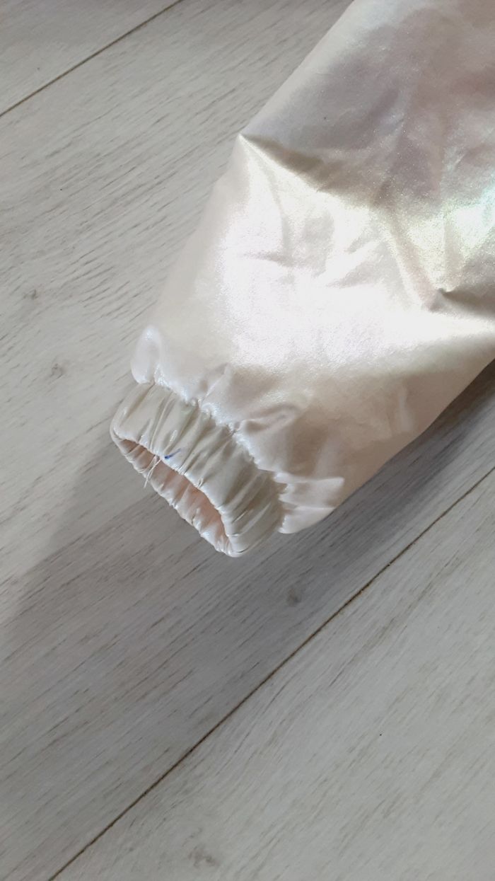 Vêtement fille blouson veste ma’tenue rose brillant nacré Orchestra 3 ans - photo numéro 3