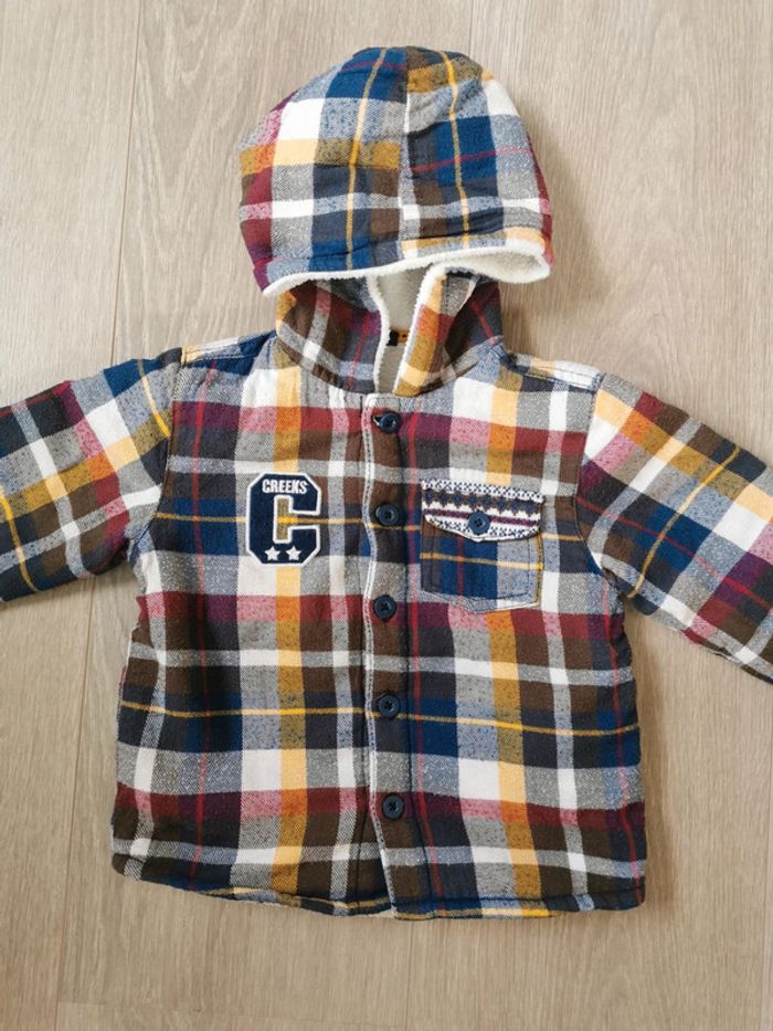 Veste à capuche polaire bouton - photo numéro 2