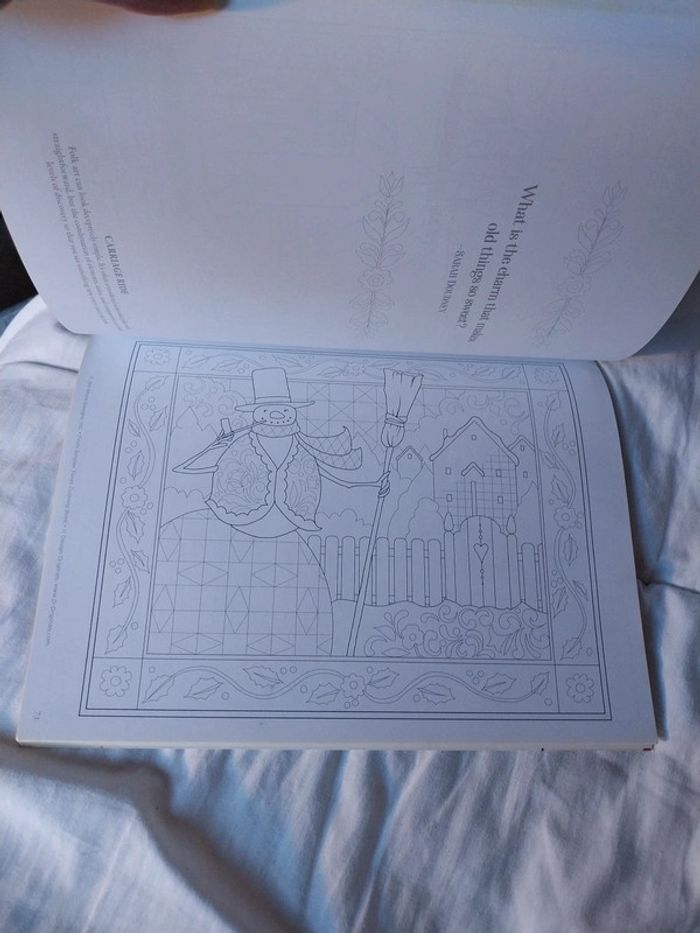 Livre à colorier Jim shore simple times - photo numéro 3