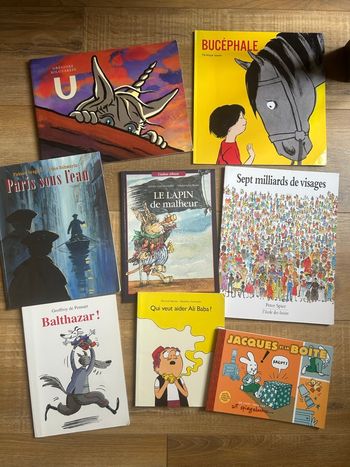 Lot de 8 livres Ecole des loisirs 